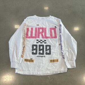 Juice World 999 Club Shirt Adult Mens Small White Graphic Tee Legends Never Die